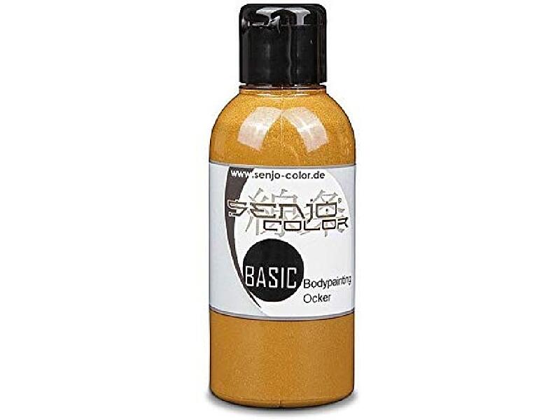 Senjo Color - 2009 - airbrush barva pro face a body painting - Okrová 75ml