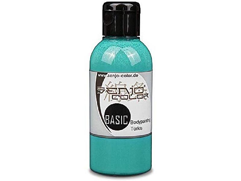 Senjo Color - 2020 - airbrush barva pro face a body painting - Tyrkysová 75ml