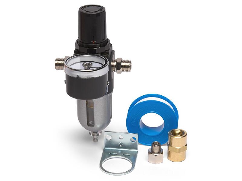 Iwata F A600DH ­ Regulační ventil s manometrem a odkalovacím filtrem