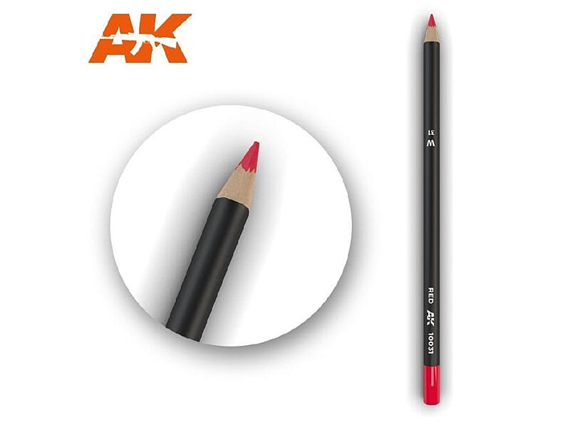AK Interactive - AK10031 - Akvarelová tužka na odřeniny - Red