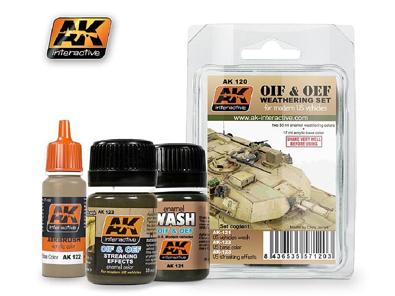 AK Interactive - OIF and OEF - US Vehicles Weathering Set