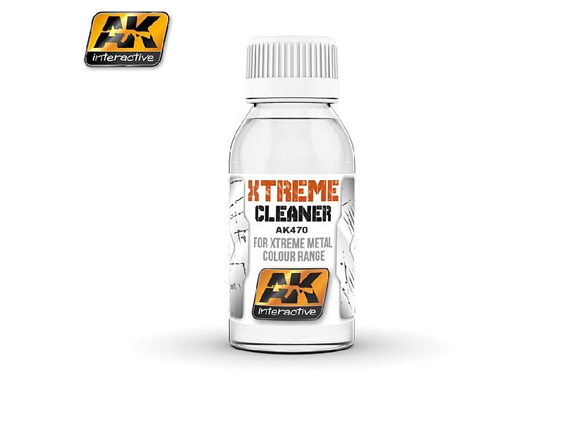AK Interactive - Xtreme Cleaner for Xtreme Metal Colour Range 100ml.