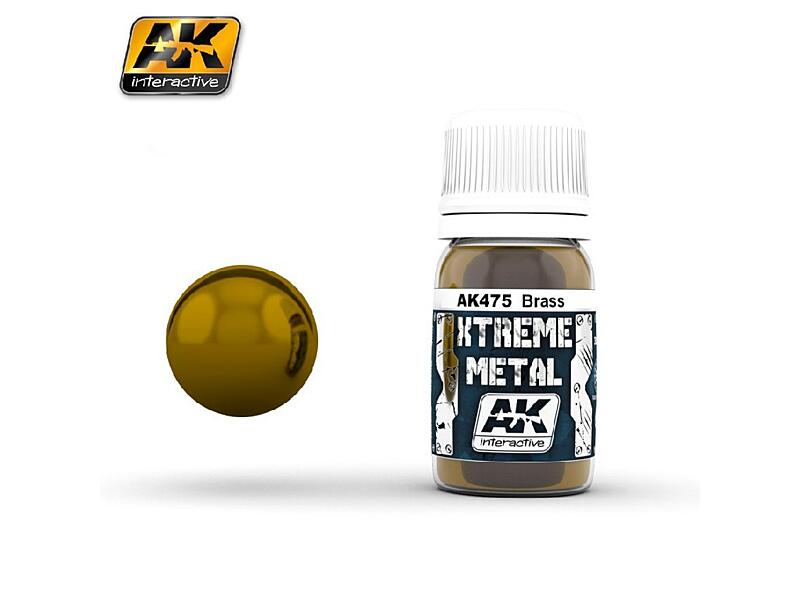 AK Interactive - Xtreme Metal - Brass 30ml.