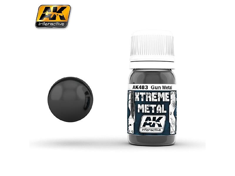 AK Interactive - Xtreme Metal - Gun Metal 30ml.