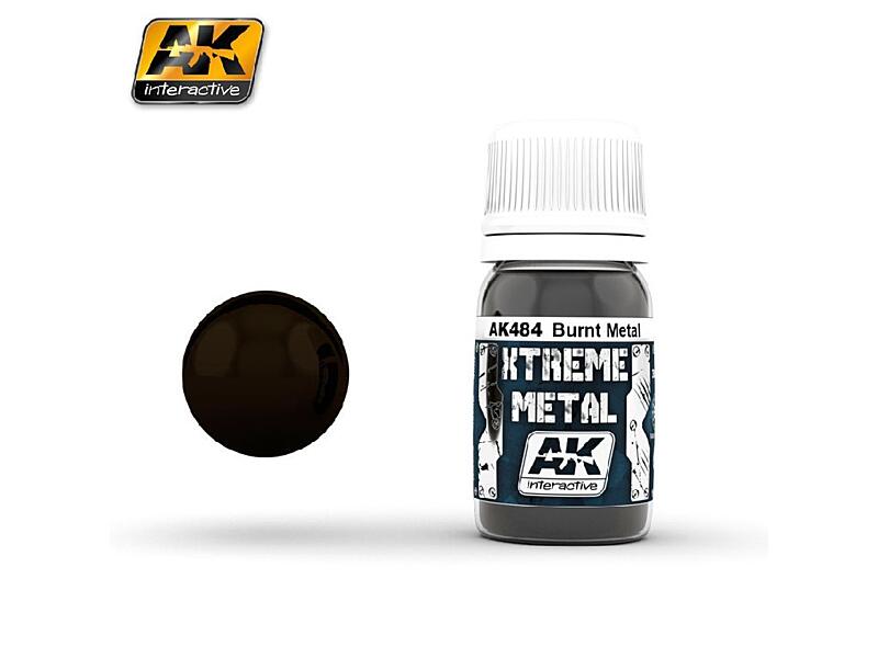 AK Interactive - Xtreme Metal - Burnt Metal 30ml.