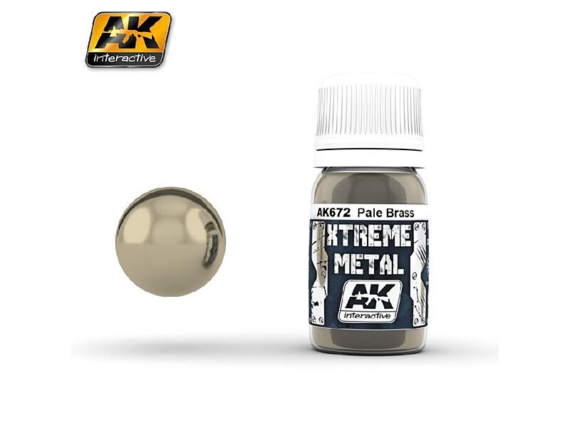 AK Interactive - Xtreme Metal - Pale Brass 30ml.