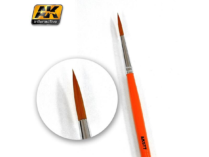 AK-Interactive - Jemný dlouhý štětec pro weathering