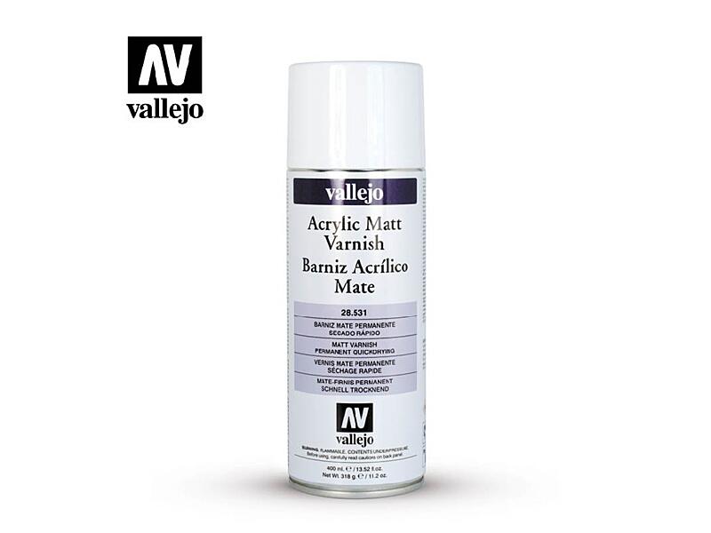 Vallejo - Aerosol 28531 Matt Varnish - matný lak 400 ml.