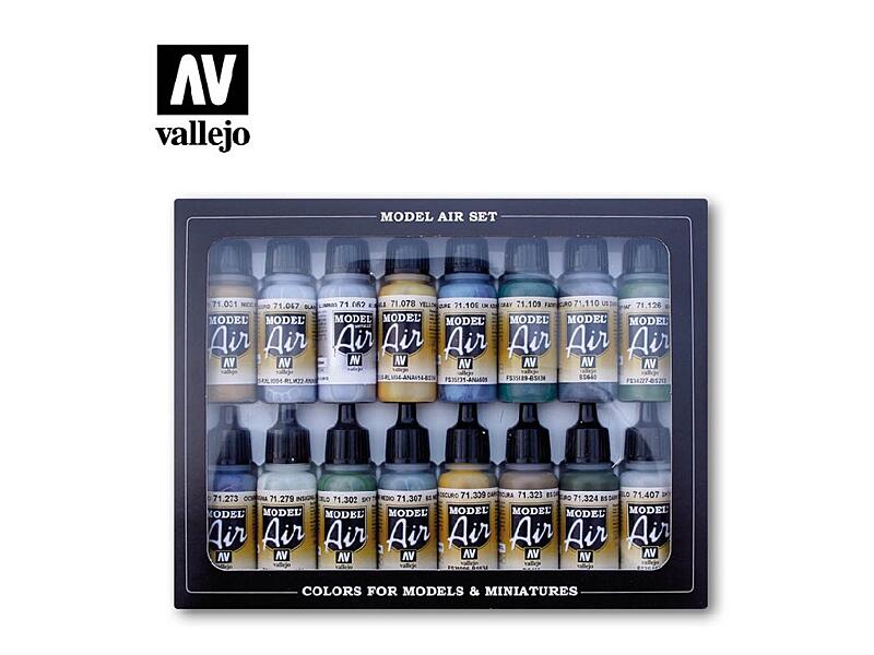 Vallejo - Model Air Set 71189 WWII British RAF and FAA 16x17 ml.