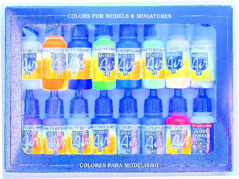 Vallejo - Model Air Set 71192 Building Set 16x17 ml.