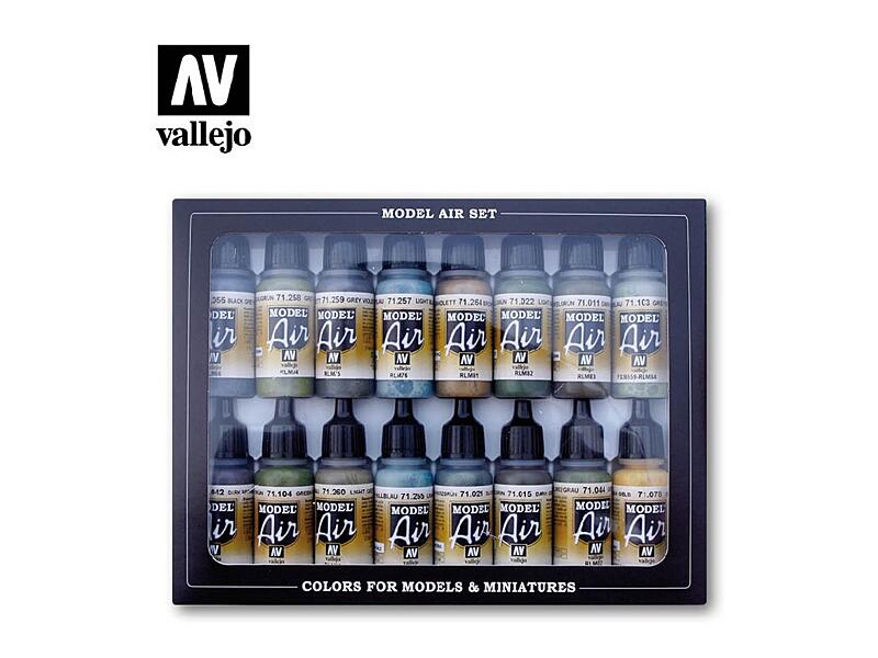 Vallejo - Model Air Set 71193 RLM Colors 16x17 ml.