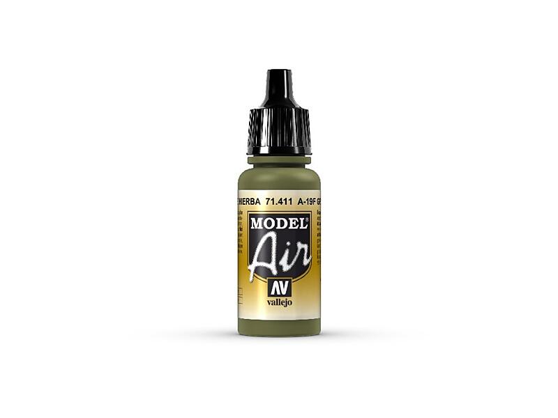 Vallejo - Model Air 71411 A-19F Grass Green 17ml.