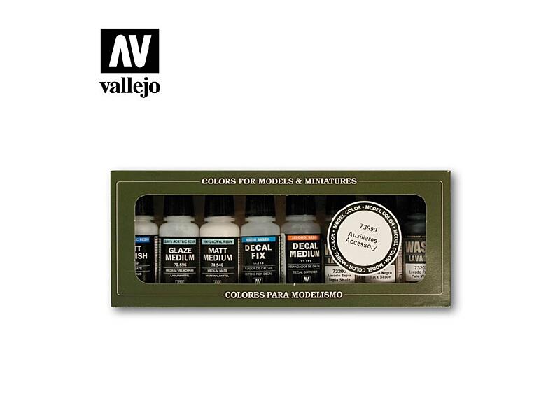 Vallejo - Game Color Set 73999 Auxiliaries and washes 8x17 ml.