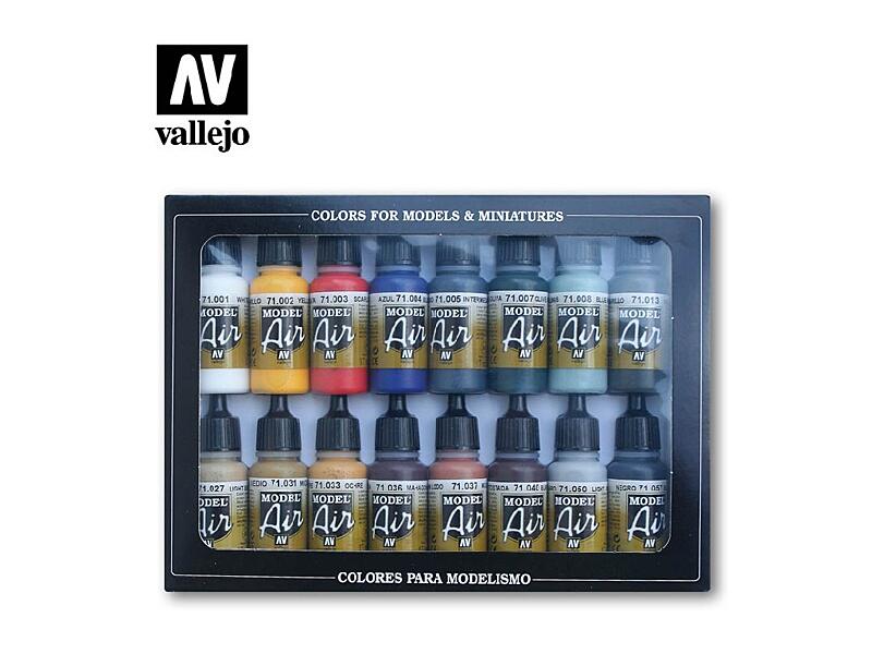 Vallejo - Model Air Set 71178 Basic Color Pack 16x17 ml.