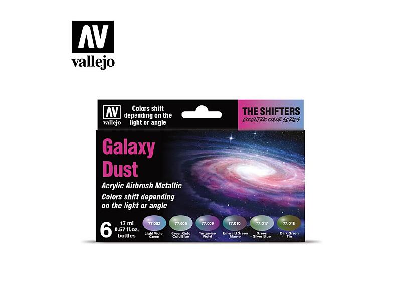 Vallejo - Shifters Color Set 77092 Galaxy Dust 6x17 ml.