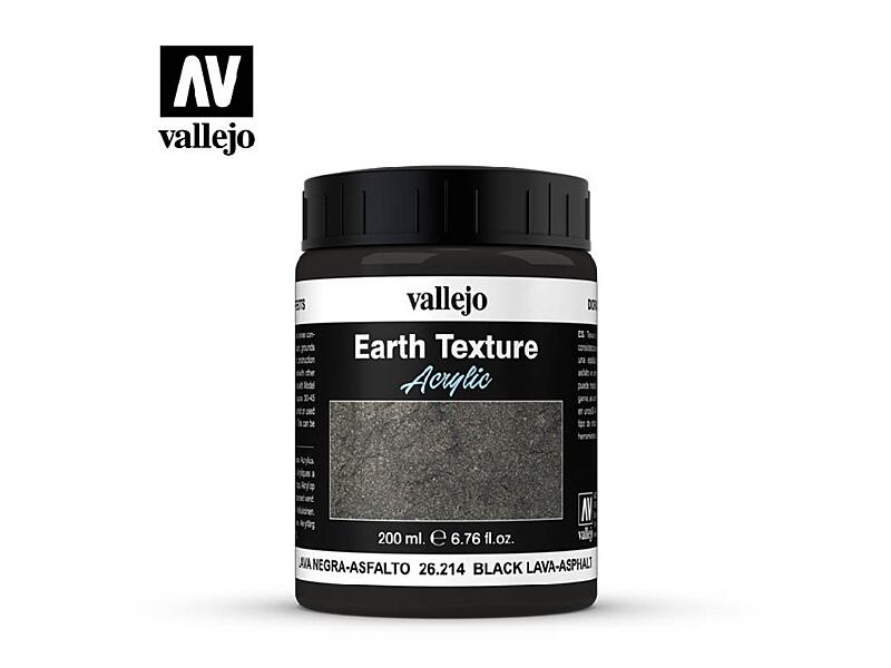 Vallejo - Diorama Effects 26214 Black Lava-Asphalt 200 ml.