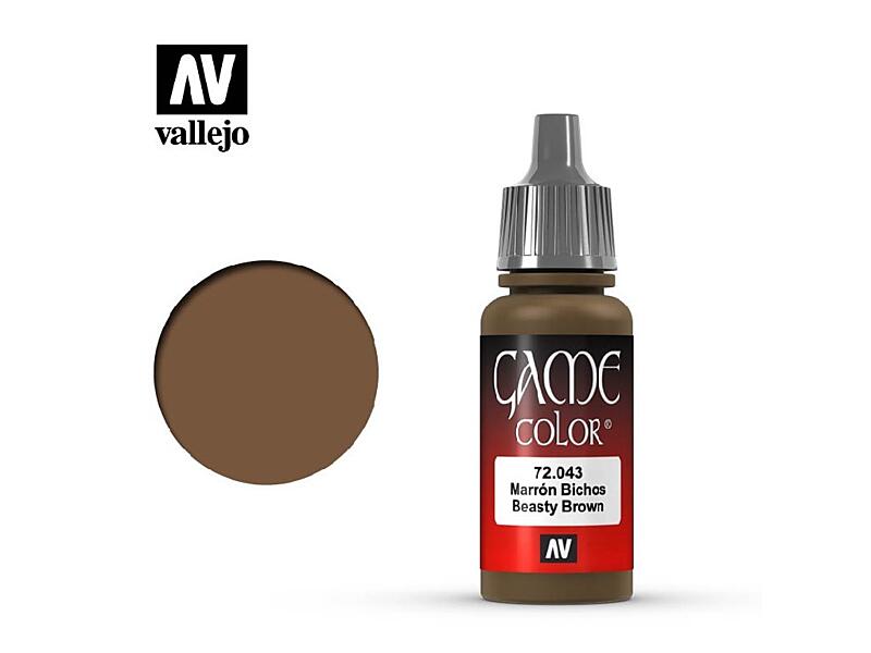 Vallejo - Game Color 72043 Beasty Brown 17 ml.