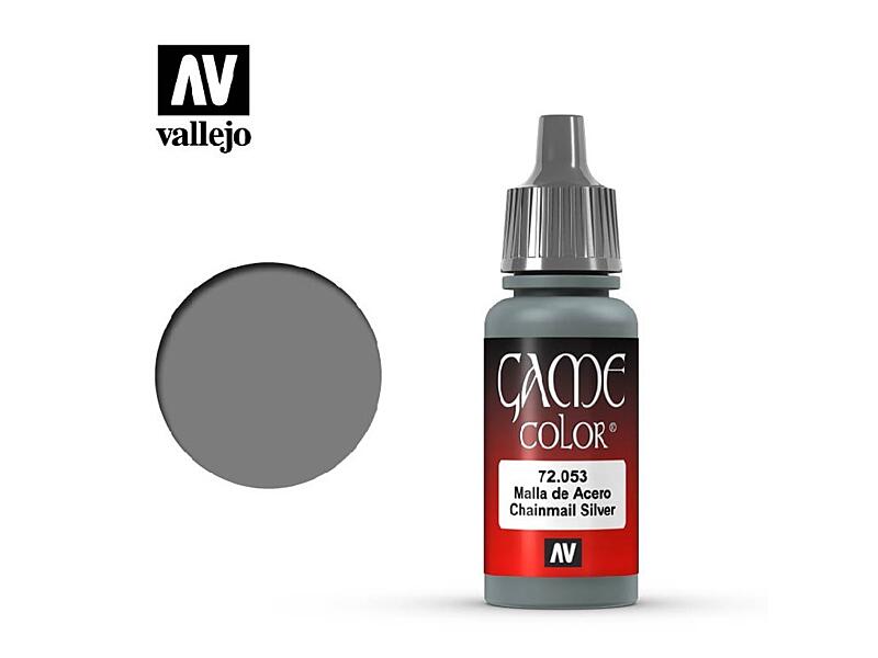 Vallejo - Game Color 72053 Chainmail Silver 17 ml.