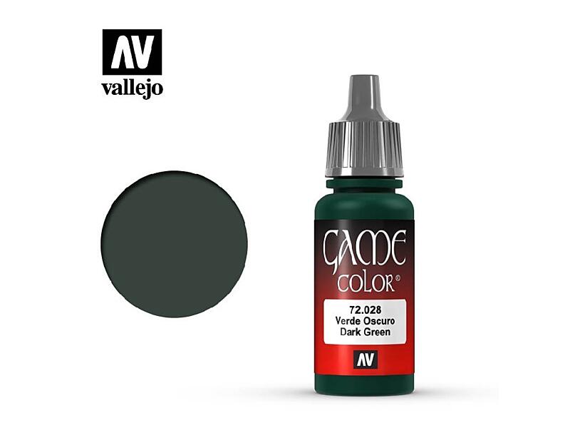 Vallejo - Game Color 72028 Dark Green 17 ml.