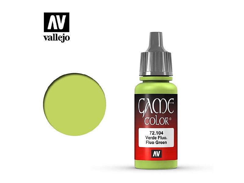 Vallejo - Game Color 72104 Fluo Green 17 ml.