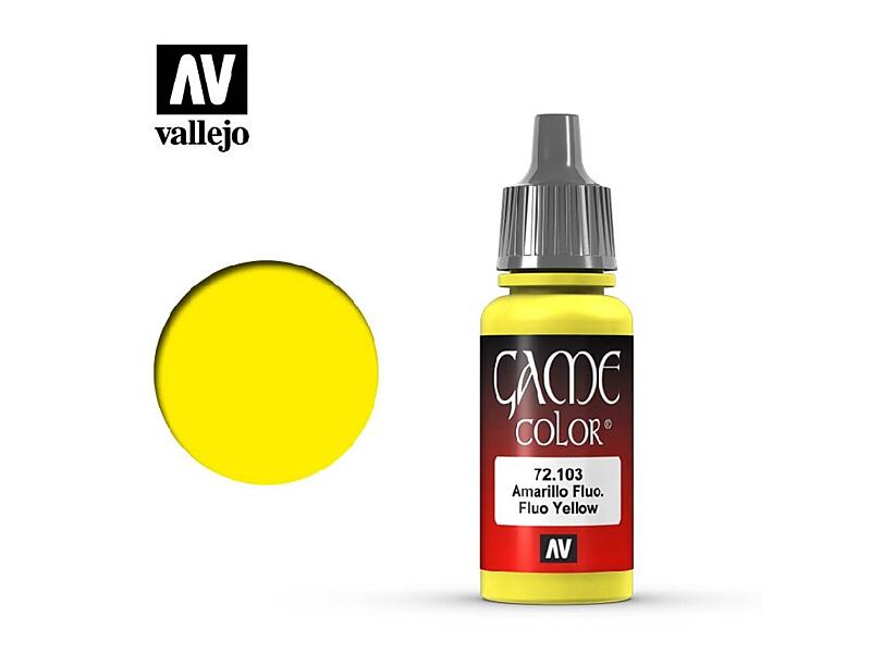 Vallejo - Game Color 72103 Fluo Yellow 17 ml.