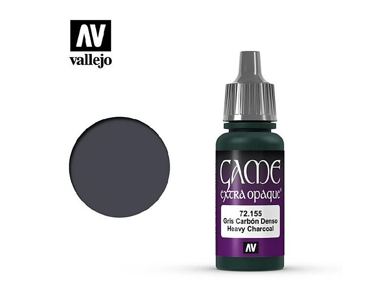 Vallejo - Game Color 72155 Heavy Charcoal 17 ml.