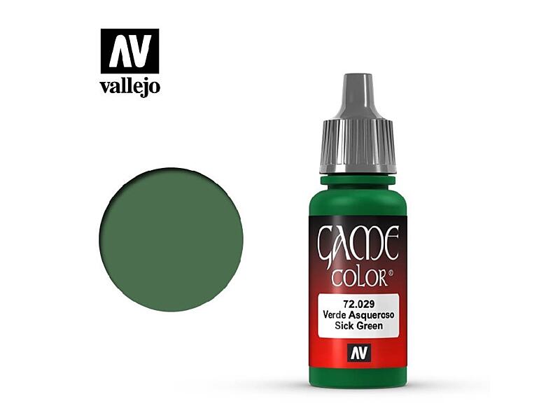 Vallejo - Game Color 72029 Sick Green 17 ml.