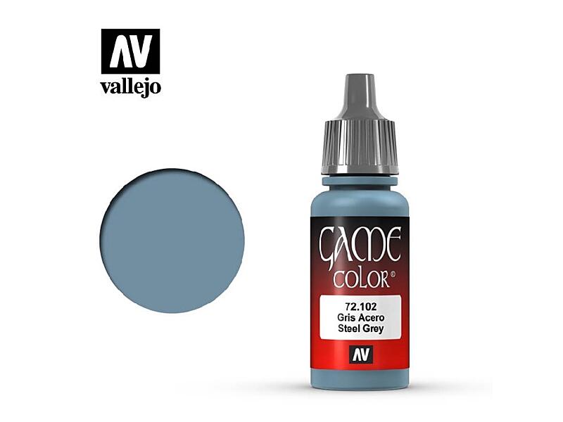 Vallejo - Game Color 72102 Steel Grey 17 ml.