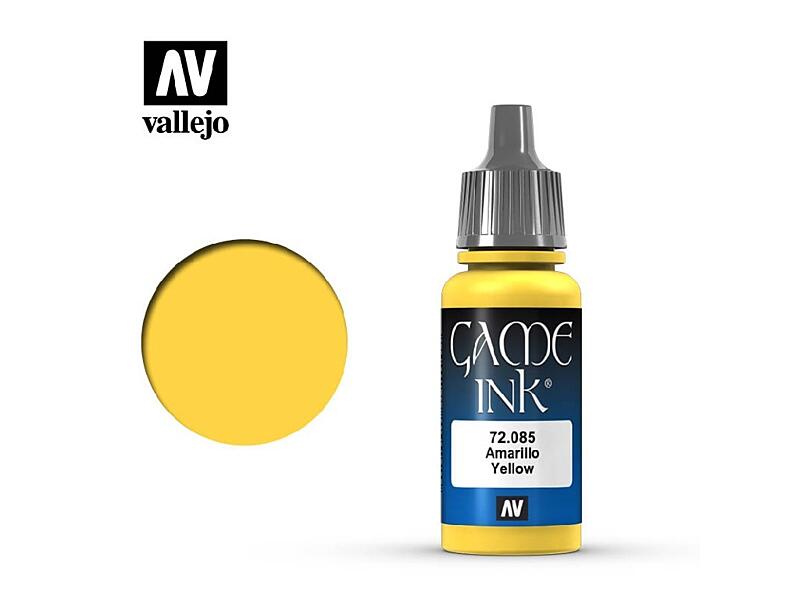 Vallejo - Game Color 72085 Yellow Ink 17 ml.
