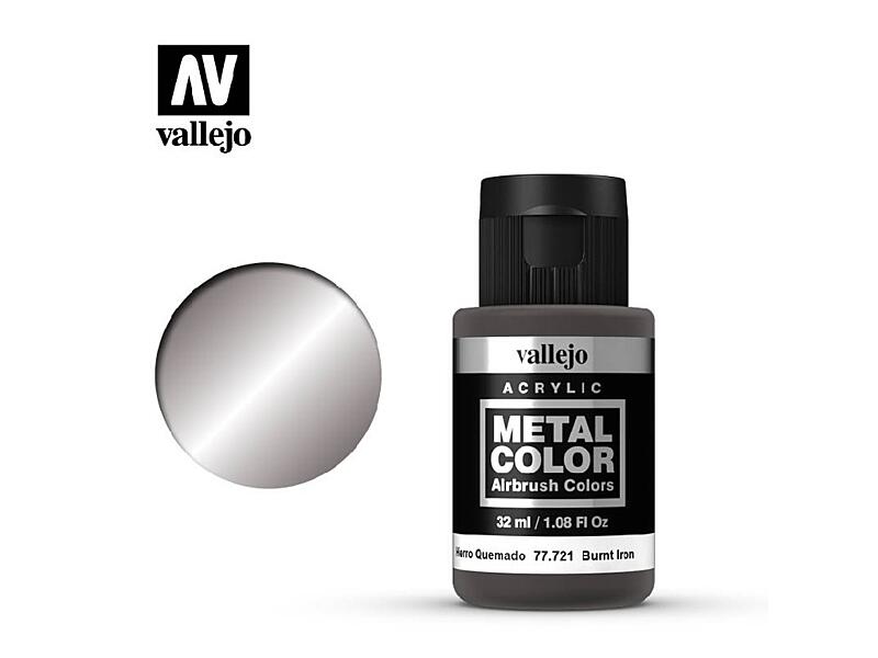 Vallejo - Metal Color 77721 Burnt Iron 32ml.