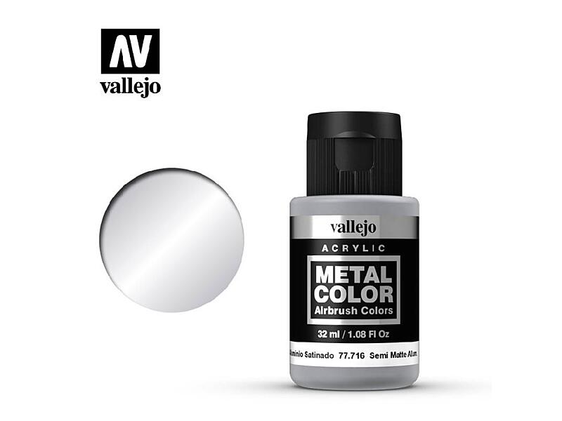 Vallejo - Metal Color 77716 Semi Mate Aluminium 32ml.