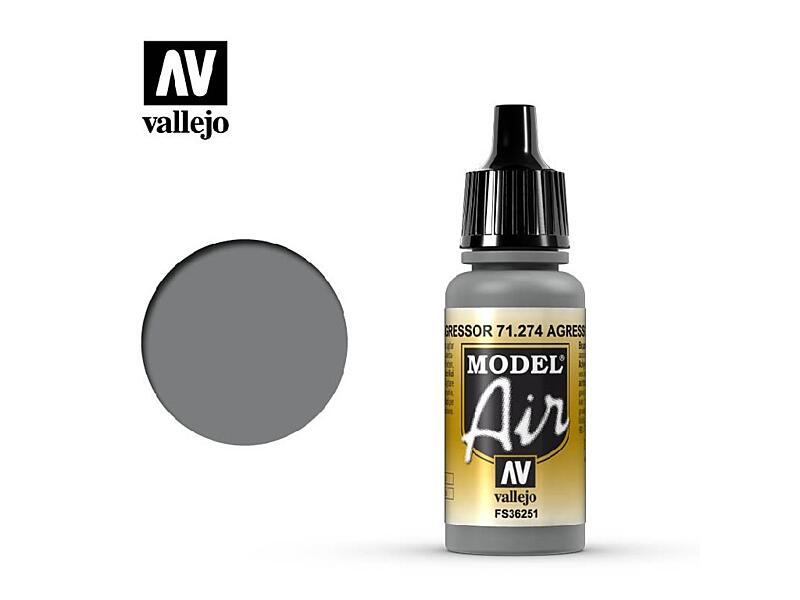 Vallejo - Model Air 71274 Agressor Gray 17 ml.