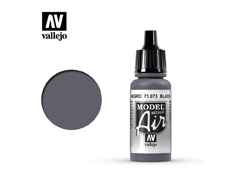 Vallejo - Model Air 71073 Black 17 ml.