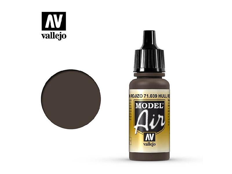 Vallejo - Model Air 71039 Hull Red 17 ml.