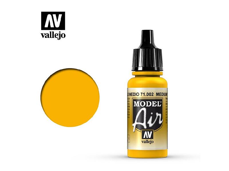 Vallejo - Model Air 71002 Medium Yellow 17 ml.