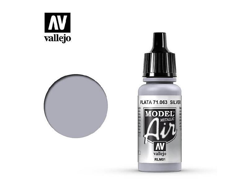 Vallejo - Model Air 71063 Silver RLM01 17 ml.