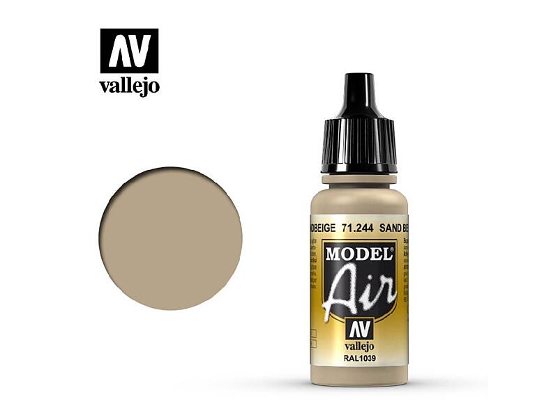 Vallejo - Model Air 71244 Camouflage Sandbeige RAL 1039 17 ml.