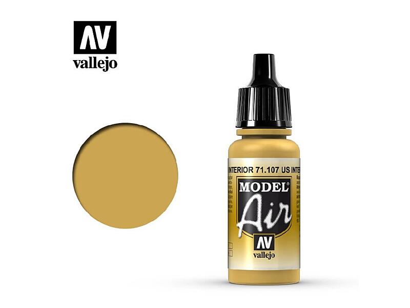 Vallejo - Model Air 71107 US Interior Yellow 17 ml.