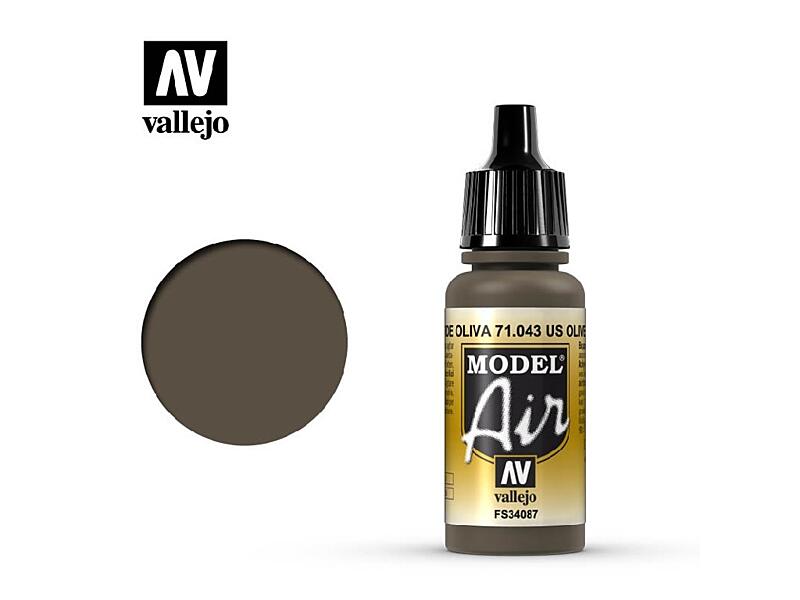 Vallejo - Model Air 71043 US Olive Drab 17 ml.