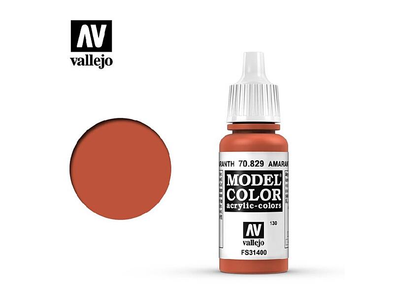 Vallejo - Model Color 130 Amarantha Red 17 ml. 70829