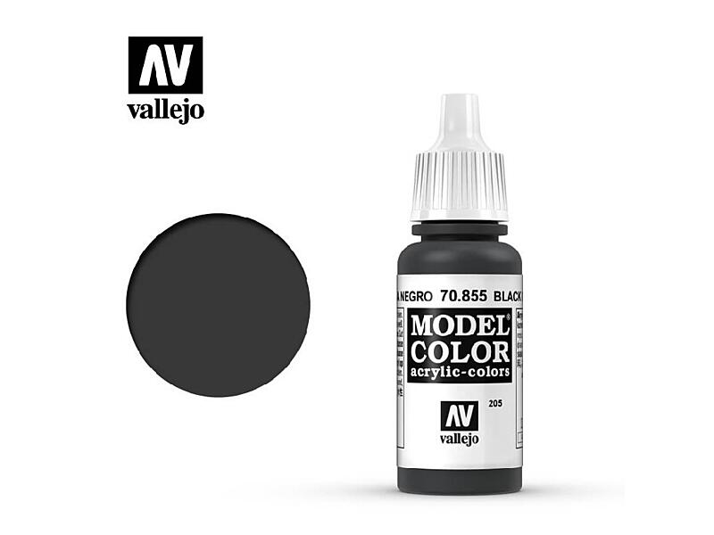 Vallejo - Model Color 205 Black Glaze 17 ml. 70855