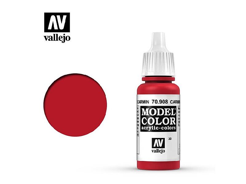 Vallejo - Model Color 30 Carmine Red 17 ml. 70908