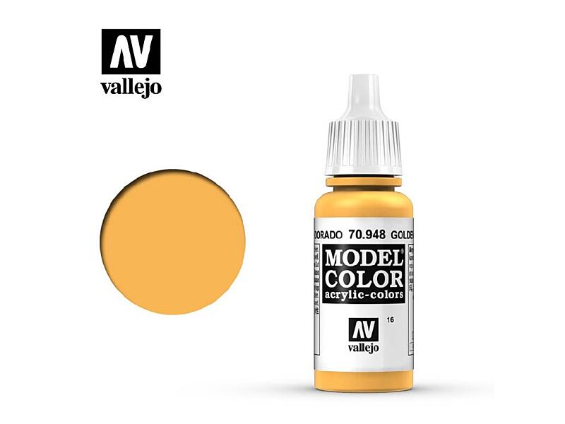 Vallejo - Model Color 16 Golden Yellow 17 ml. 70948