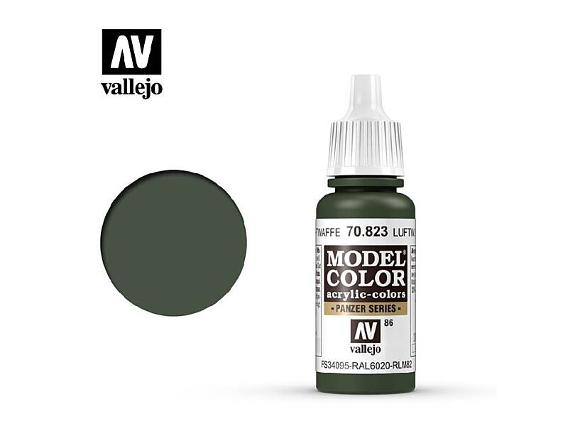 Vallejo - Model Color 86 Luftwaffe Cam. Green 17 ml. 70823