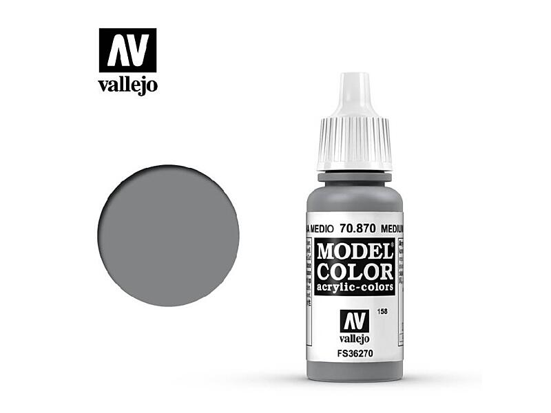 Vallejo - Model Color 158 Medium Sea Grey 17 ml. 70870