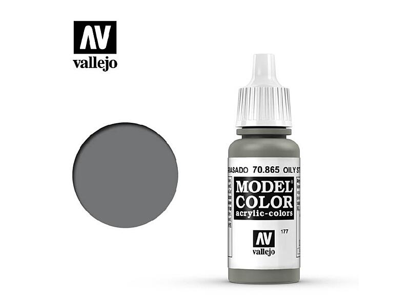 Vallejo - Model Color 177 Oily Steel 17 ml. 70865