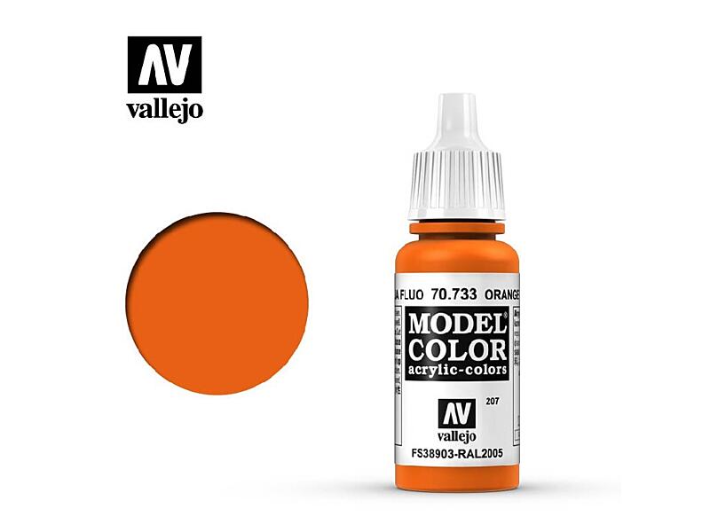 Vallejo - Model Color 207 Orange Fluo 17 ml. 70733