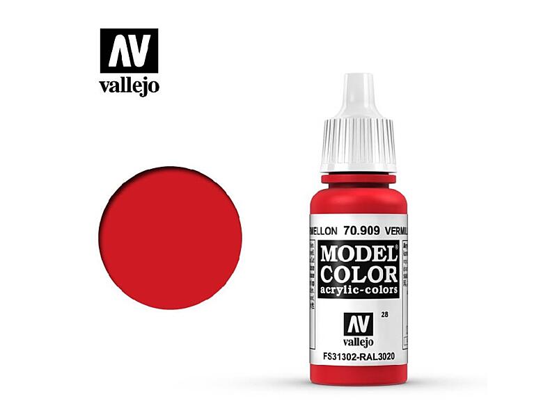 Vallejo - Model Color 28 Vermillion 17 ml. 70909