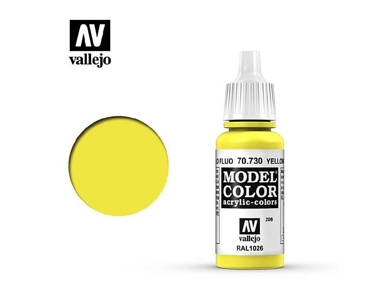 Vallejo - Model Color 206 Yellow Fluo 17 ml. 70730