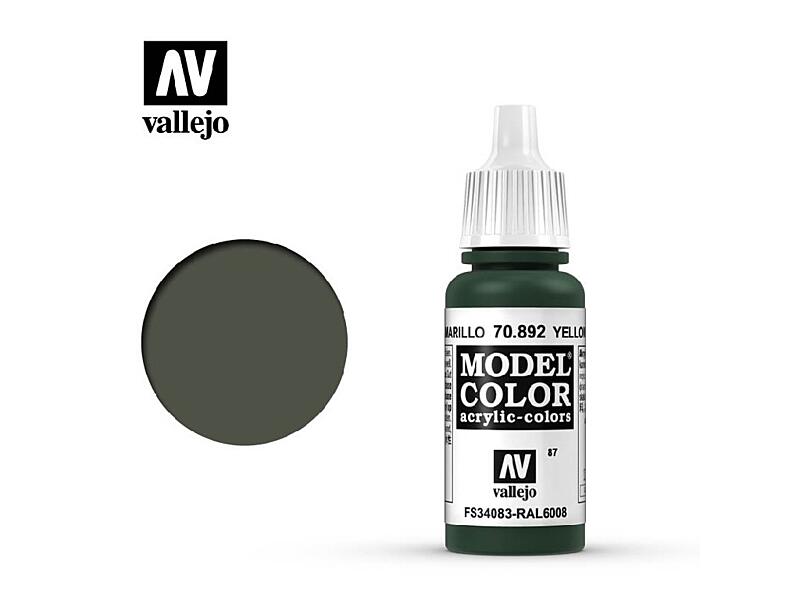 Vallejo - Model Color 87 Yellow Olive 17 ml. 70892